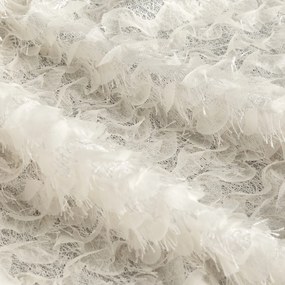 ZÁVES NA KRÚŽKOCH EVA MINGE TIFFANY 135X250 CM KRÉMOVÁ