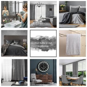 ZATEMŇOVACÍ ZÁVES NA PÁSKE DARIA 140X270 CM SIVÁ