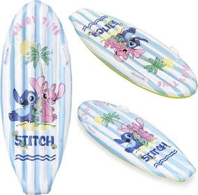 Nafukovacia plavecká doska / plážový matrac Lilo a Stitch 114 x 46 cm Bestway 9104V