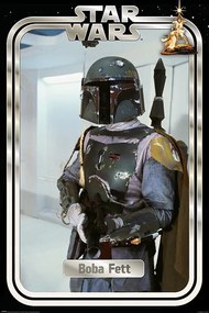 Plagát, Obraz - Star Wars - Boba Fett Retro Packaging, (61 x 91.5 cm)