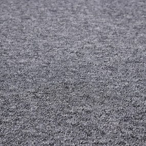 Condor Carpets, Metrážny koberec Classica 67, záťažový, na mieru, šíře 4m,5m, šedá, ab (mriežka), chodba / predsieň