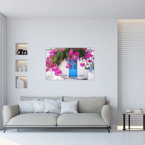 Obraz - Tradičný grécky dom (90x60 cm)