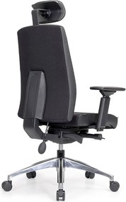 Ergonomická kancelárska stolička MOSH Elite T3 Pro čierna