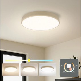 Brilagi - LED stropné svietidlo POOL LED/36W/230V 3000/4500/6000K Ø 30 cm béžové