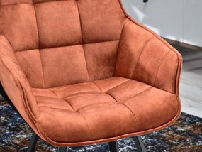 Stolička Aranbura (medená + čierna). Akcia -20%. Vlastná spoľahlivá doprava až k Vám domov. 1110907