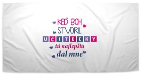 Sablio Uterák Keď Boh stvoril učiteľky - 70x140 cm