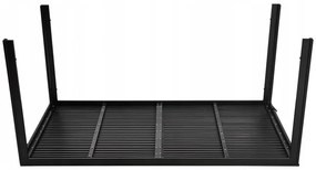 ModernHome Záhradný stôl 156 x 78 cm - Čierny