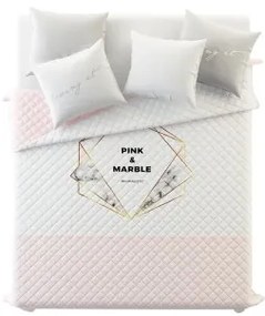 Sammer Prešívaný prehoz na posteľ v ružovej farbe 200x220 cm 5902963470980