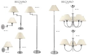 Jupiter 1581 - BG K CH - Nástenné svietidlo BEGAMO E27/60W