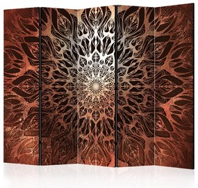 Artgeist Paraván - Spider Web (Orange) II [Room Dividers]