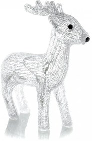 Vianočná dekorácia z akrylu v tvare jelenčeka 30LED RXL 253
