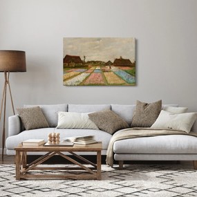 Obraz - Vincent van Gogh, Flower Beds in Holland, reprodukcia (90x60 cm)