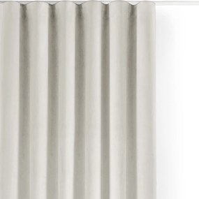 Krémový zamatový dimout záves 265x250 cm Velto – Filumi
