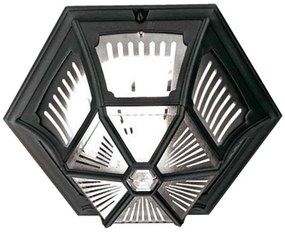 Elstead PR12-BLACK - Vonkajšie stropné svietidlo PARISH 1xE27/60W/230V IP44