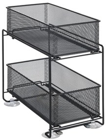 WENKO 69768800 - Držiak na zásuvku GIOMA 35x33,5 cm čierny