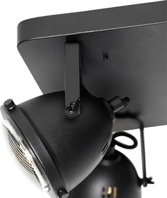 Priemyselné bodové svetlo čierne 4-svetlo - Emado