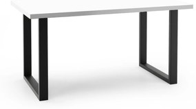Rozkladací jedálenský stôl BOWEN biela matná Rozmer stola: 120/220x80cm