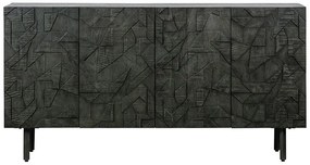 Komoda counter 160 x 83 cm čierna MUZZA
