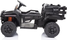 LEAN CARS Batériové autíčko BDM0926 LED MP3 diaľkové čierne