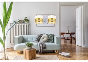 Luster na lanku MILO 2xE27/60W/230V zlatá