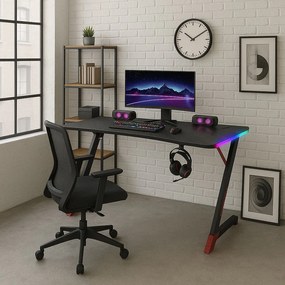 Herný stôl BG01 čierny 120 cm