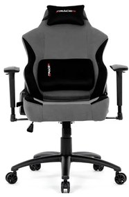 Autronic BONTEC Herné kreslo, hojdací mechanizmus, šedá látka, KA-F12 GREY2 Farba: Strieborná