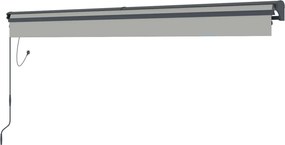 Elektrická markíza BestBerg BBSU-E395LG / 395 × 300 cm / svetlo sivá