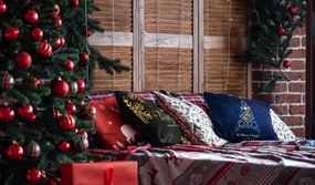 Vianočná obliečka na vankúš 3D 47