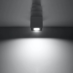 Sollux Lighting Stropné svietidlo QUAD 1 antracit