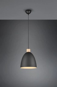 Luster Jagger 25 cm, čierny