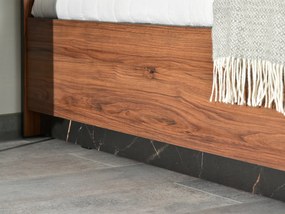 Manželská posteľ 160x200 cm Protegidas P13 (čierna). Akcia -21%. Vlastná spoľahlivá doprava až k Vám domov. 1137248