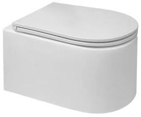 Mereo Mereo, WC závesné kapotované, RIMLESS, 495x360x370, keramické, vr. sedátka CSS113S, MER-VSD84S1