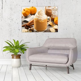 Obraz - Tekvicové latte (70x50 cm)