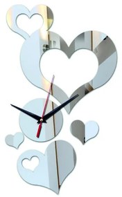 Hodiny na stenu srdce ( nástenné hodiny srdce ) 35x50 cm TOPSTEL