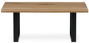 Autronic BONTEC Konferenčný stolík 110x70cm, masív, dub, KS-F110U DUB Farba: Prírodné