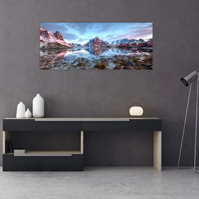Obraz - Východ slnka nad Reine (120x50 cm)