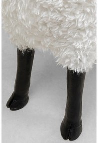 Bathilde Ram dekorácia biela 78 cm
