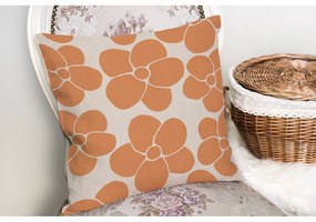Obliečka na vankúš 43x43 cm Orange Meadow – Mila Home