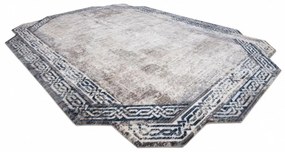 Kusový koberec Rám sivomodrý 160x220cm
