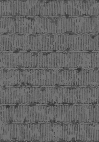 Koberec Eqos 0004 GREY – sivý obdĺžnik so vzorom Rozmer: 160x220 cm