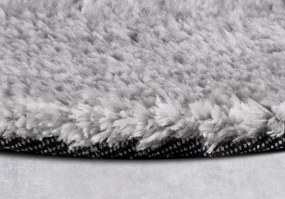 Hanse Home, Kusový koberec Myk 106113 Grey kruh, 160x160 (priemer) kruh, šedá, obývacia izba