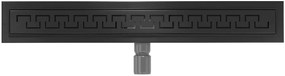 Sprchový žľab MEXEN GREEK BLACK - čierny