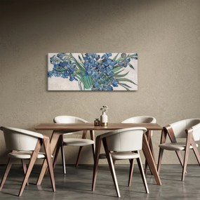 Obraz - Vincent van Gogh, Irises, reprodukcia (120x50 cm)