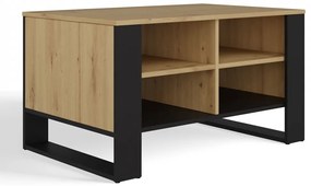 Konferenční stolek LAWA Modern 4P Slim II dub artisan/černý