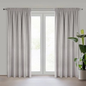 ZÁVES NA PÁSKE ERIS 140X270 CM TMAVOBÉŽOVÁ