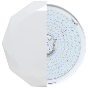 LED stropné svietidlo Ecolite WZSD/LED 50 W s diaľkovým ovládaním