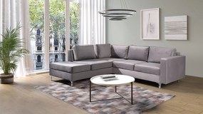 Rohová sedačka Hermes Velvet, Farby: Tiffany 8, Strana: ľavá