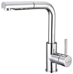 ALVEUS 1135365 - Drezová batéria s vyťahovacou sprškou SARA 29,7 cm lesklý chróm
