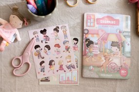 Knižka so samolepkami Nakupovanie Rosa