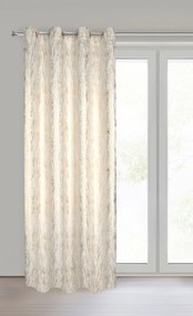 ZATEMŇOVACÍ ZÁVES NA KRÚŽKOCH ELISE 140X250 CM BIELA